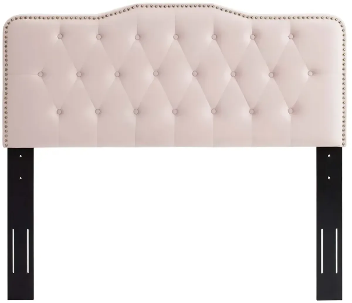 Sophia Tufted Performance Velvet Headboard by Modway Full/Queen / Pink