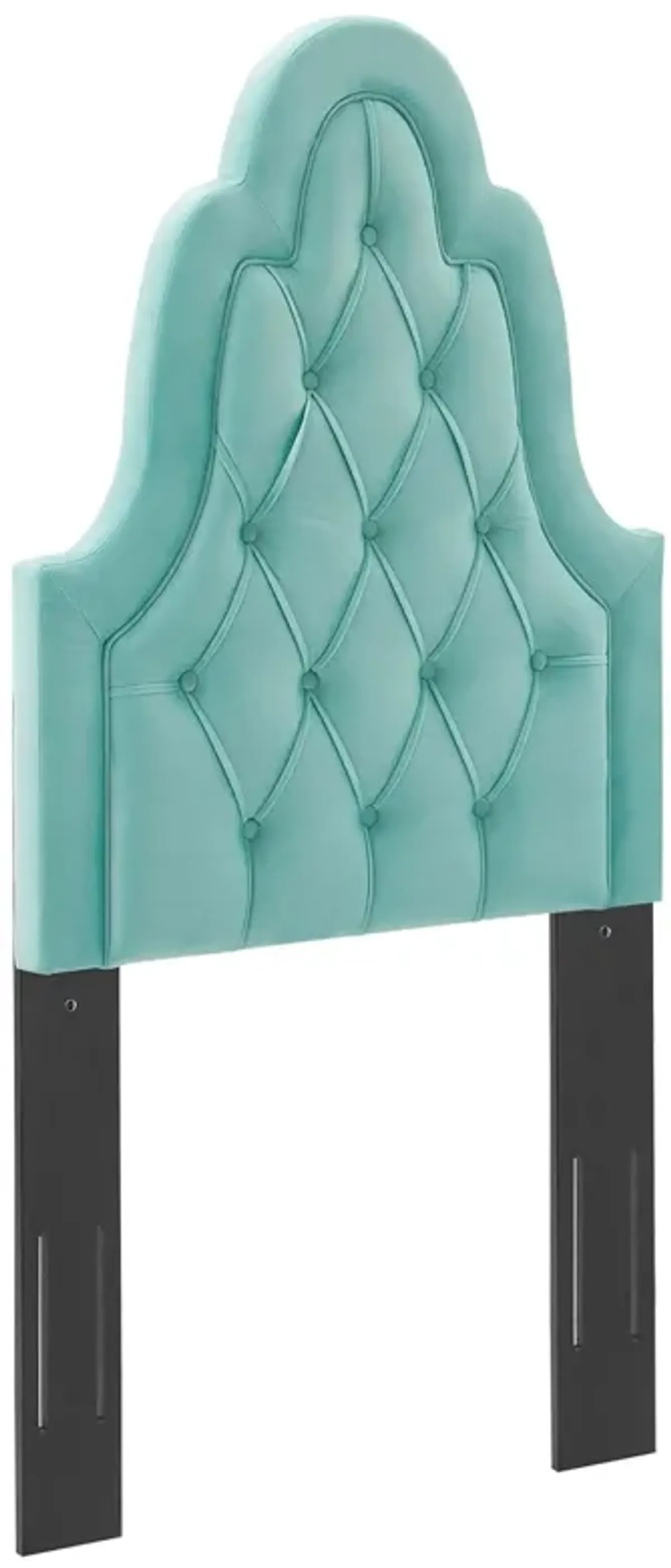 Augustine Tufted Performance Velvet Headboard by Modway Twin / Mint