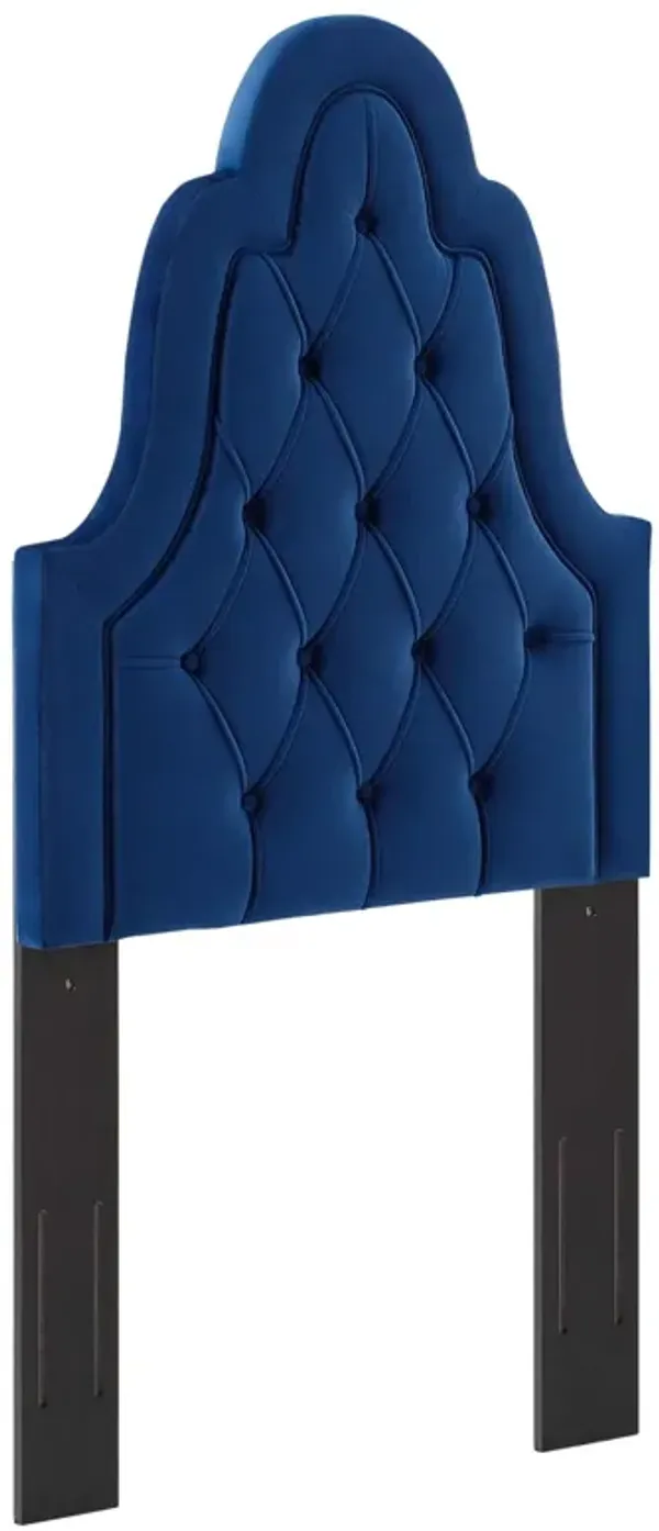 Augustine Tufted Performance Velvet Headboard by Modway Twin / Navy