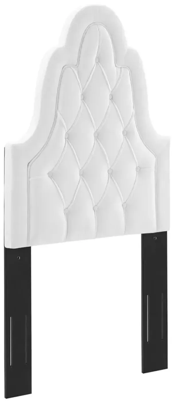 Augustine Tufted Performance Velvet Headboard by Modway Twin / White