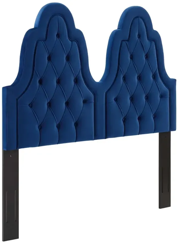 Augustine Tufted Performance Velvet Headboard by Modway Navy / King/CA King