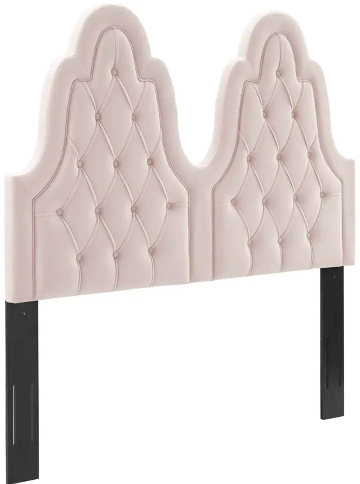 Augustine Tufted Performance Velvet Headboard by Modway Pink / King/CA King