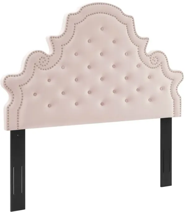 Diana Tufted Performance Velvet Headboard by Modway Twin / Pink