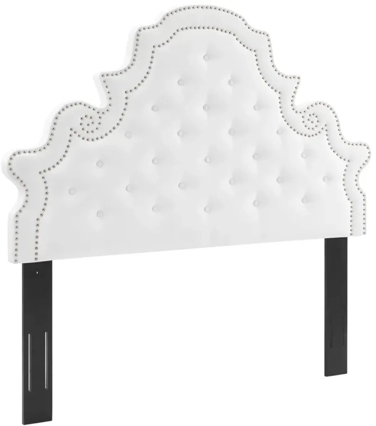 Diana Tufted Performance Velvet Headboard by Modway Twin / White