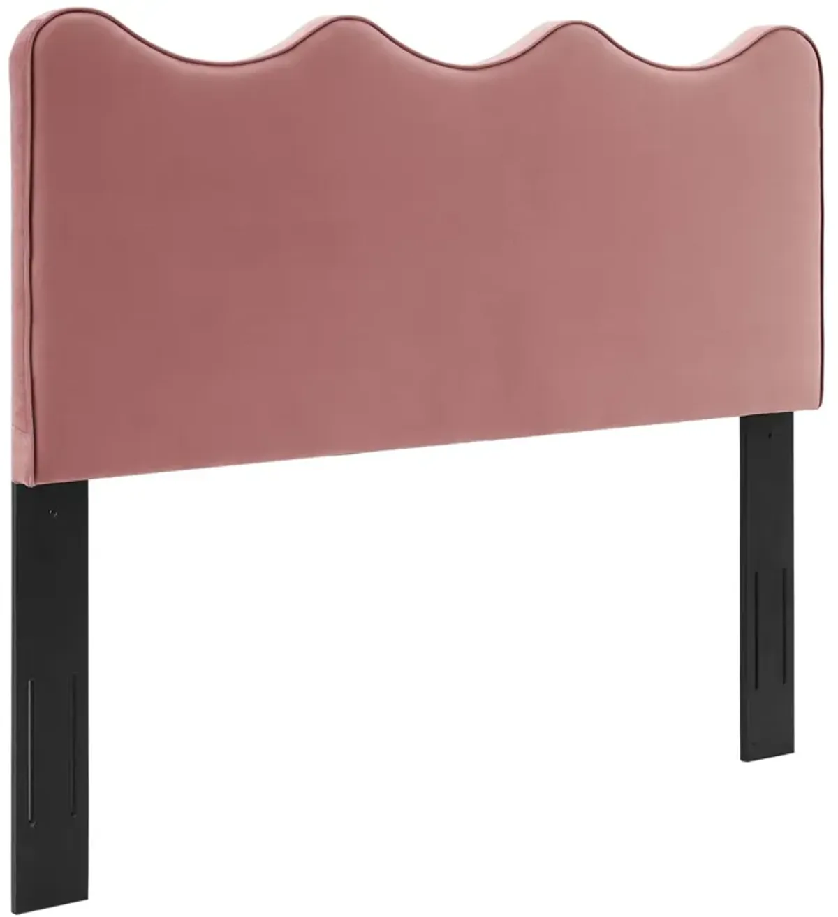 Athena Performance Velvet /Queen Headboard by Modway Twin / Dusty Rose