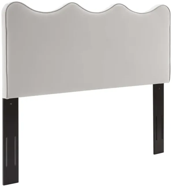 Athena Performance Velvet /Queen Headboard by Modway Full/Queen / Light Gray