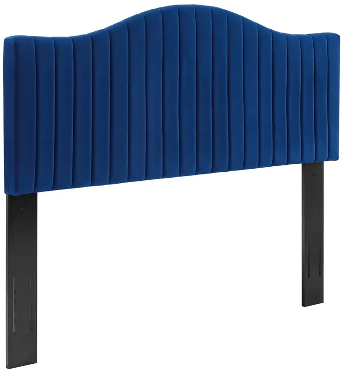 Brielle Channel Tufted Performance Velvet Headboard by Modway King/CA King / Teal