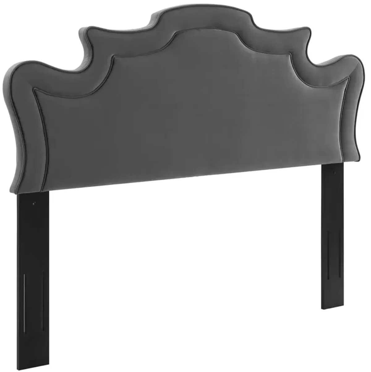 Evangeline Performance Velvet Headboard by Modway Charcoal / Twin
