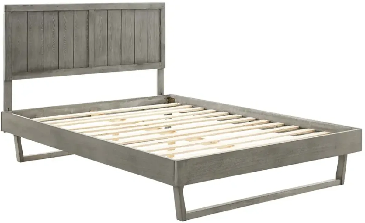 Alana Wood Platform Bed With Angular Frame by Modway