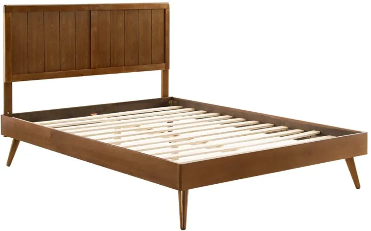 Alana Wood Platform Bed With Splayed Legs by Modway