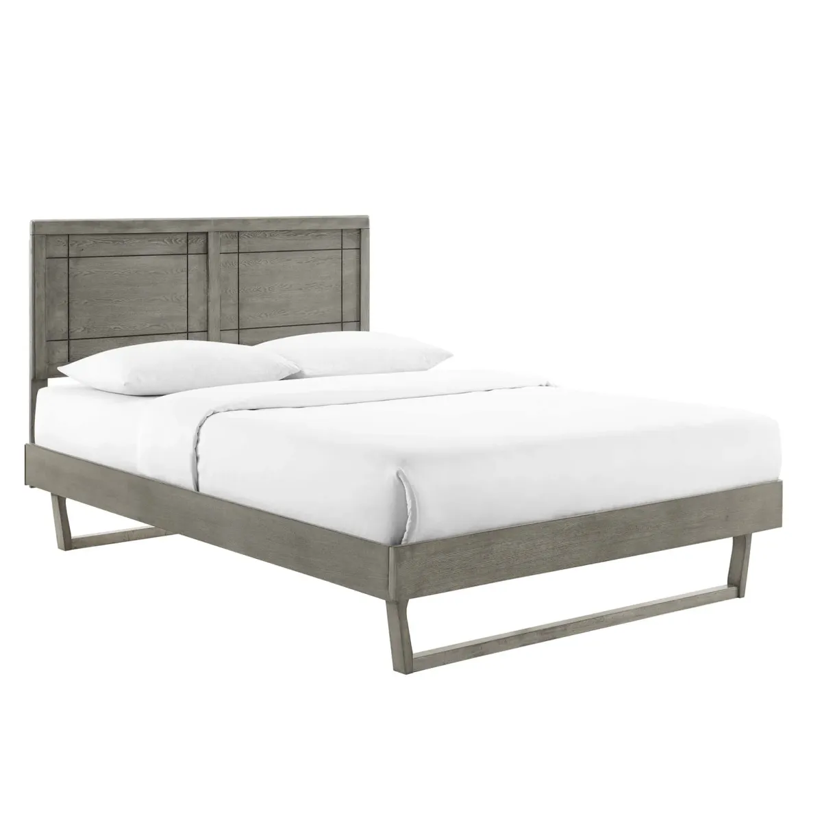 Marlee Wood Platform Bed With Angular Frame by Modway