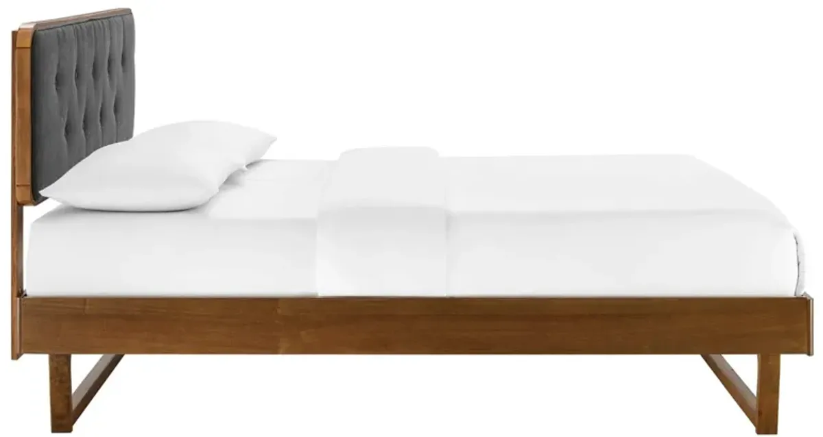 Bridgette Wood Platform Bed With Angular Frame by Modway