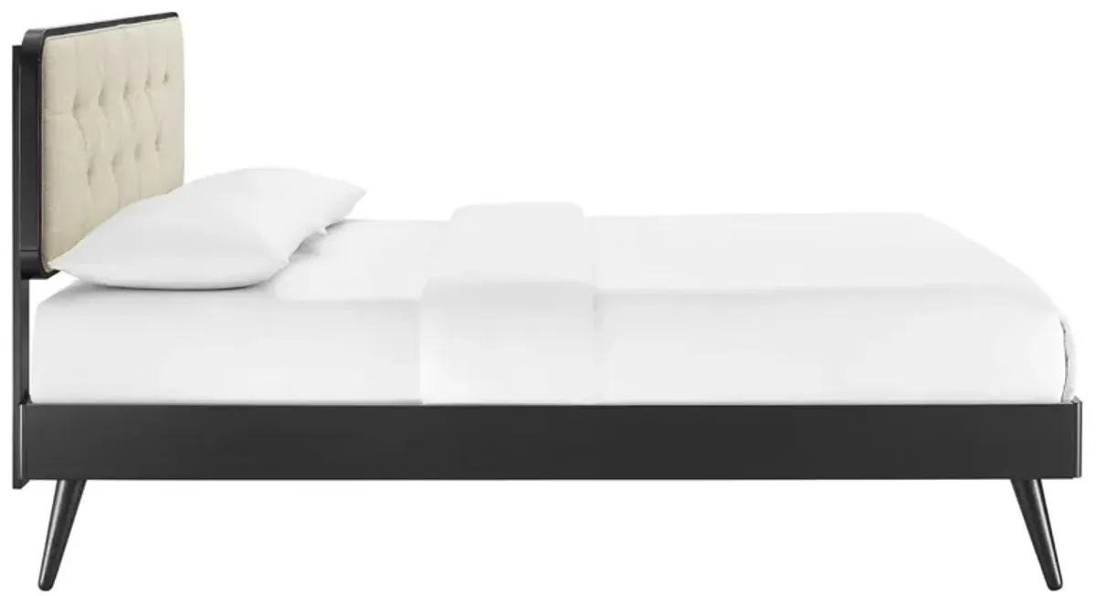 Bridgette Wood Platform Bed With Splayed Legs by Modway