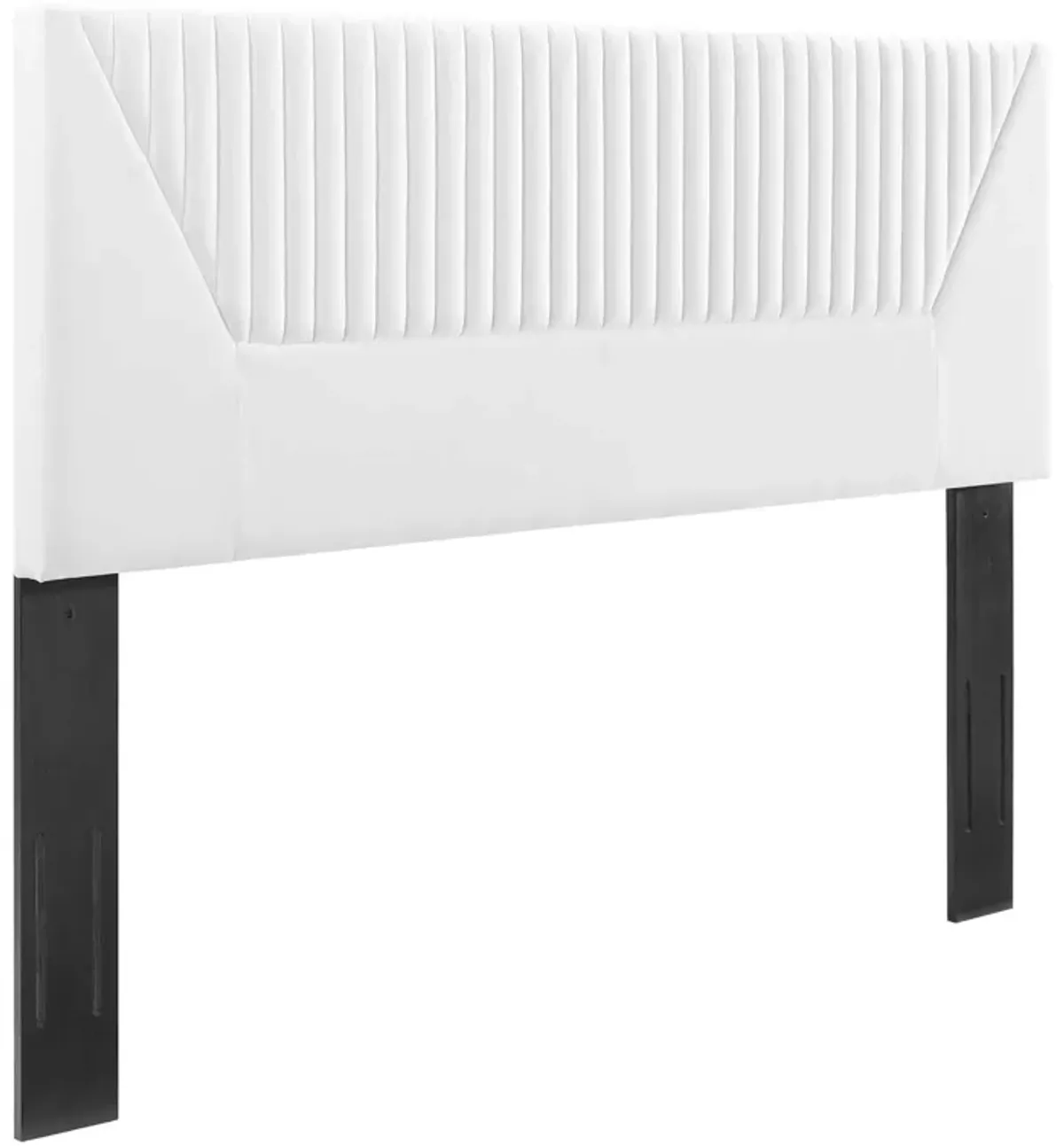 Patience Channel Tufted Performance Velvet Headboard by Modway Twin / Navy