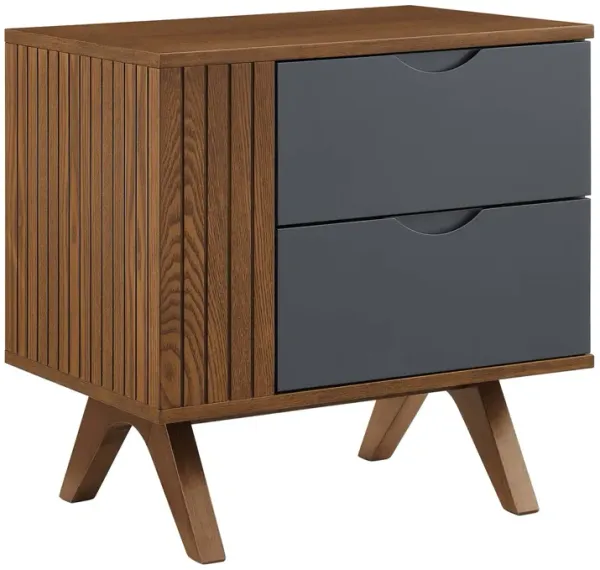 Dylan Nightstand by Modway Walnut Gray