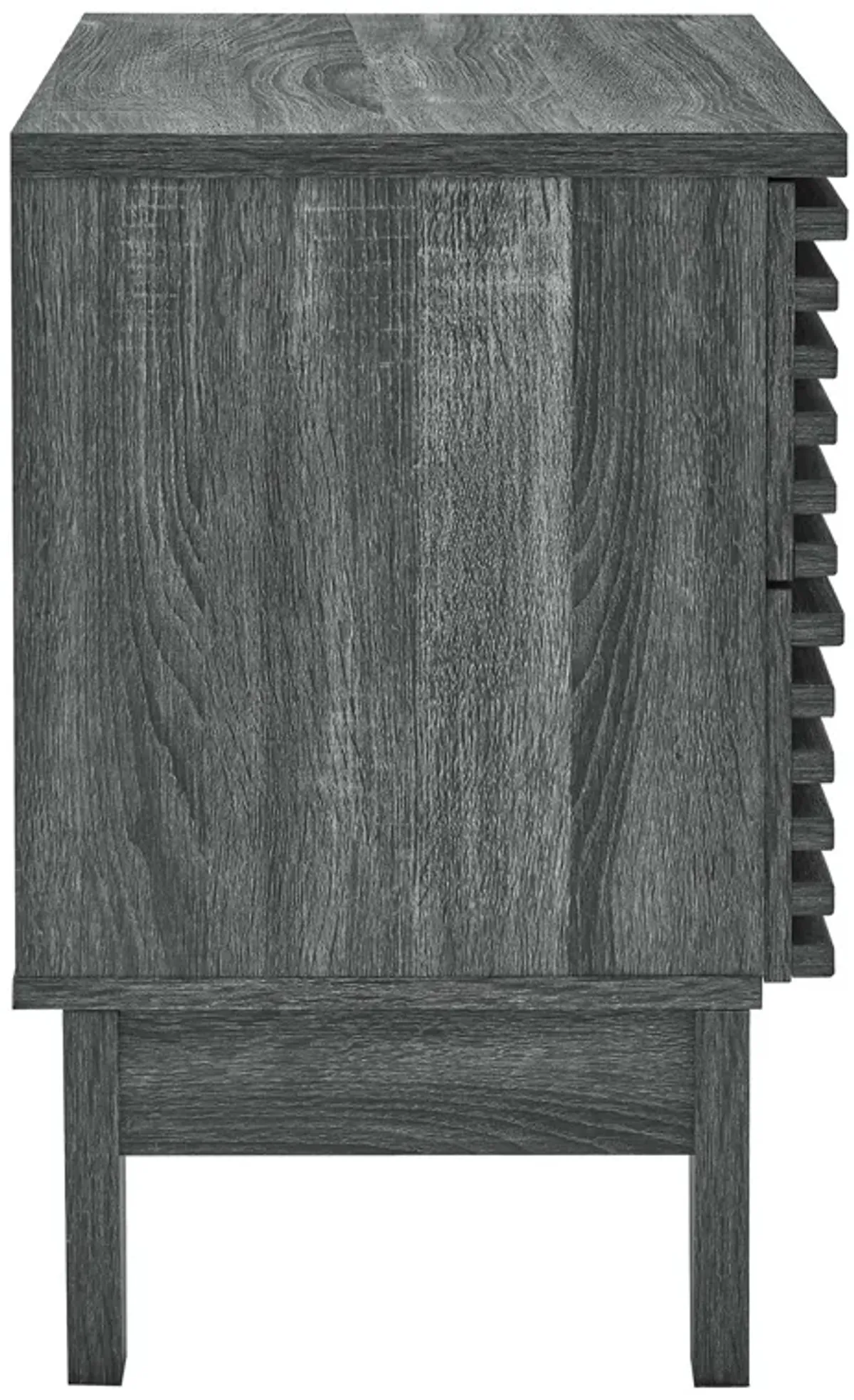 Render Two-Drawer Nightstand by Modway Charcoal