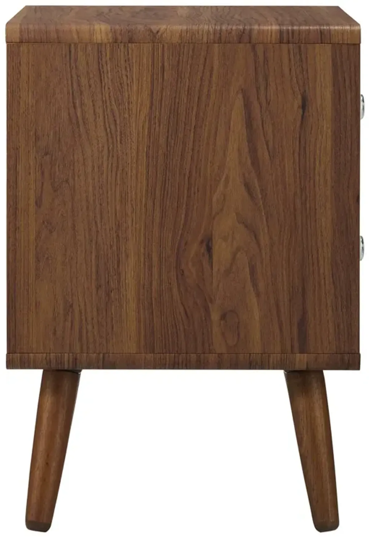 Transmit 2-Drawer Nightstand by Modway Walnut White