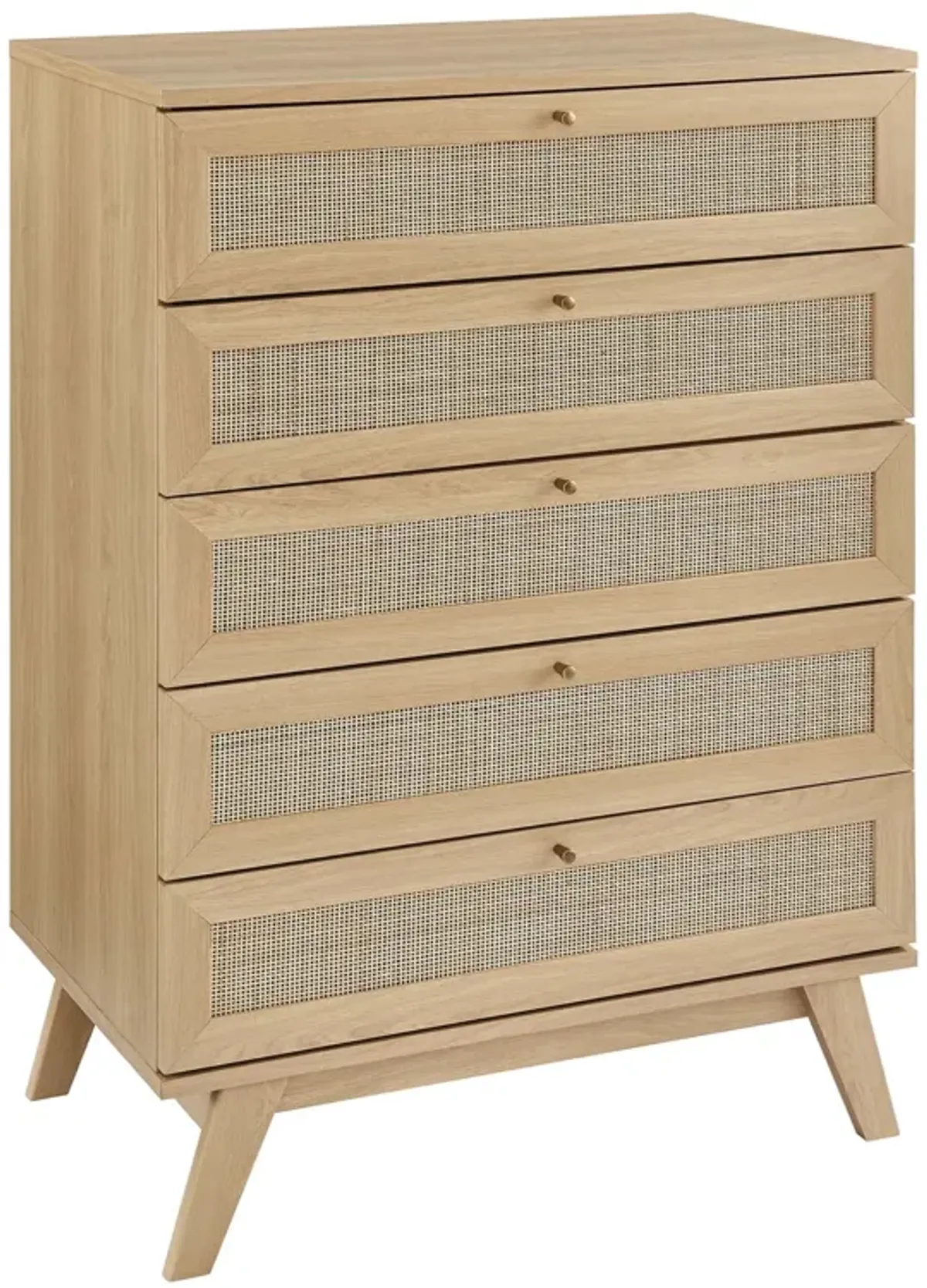 Soma 5-Drawer Chest by Modway Oak