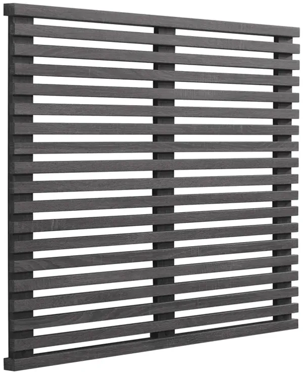 Render Wall Mount Headboard by Modway Twin / Charcoal