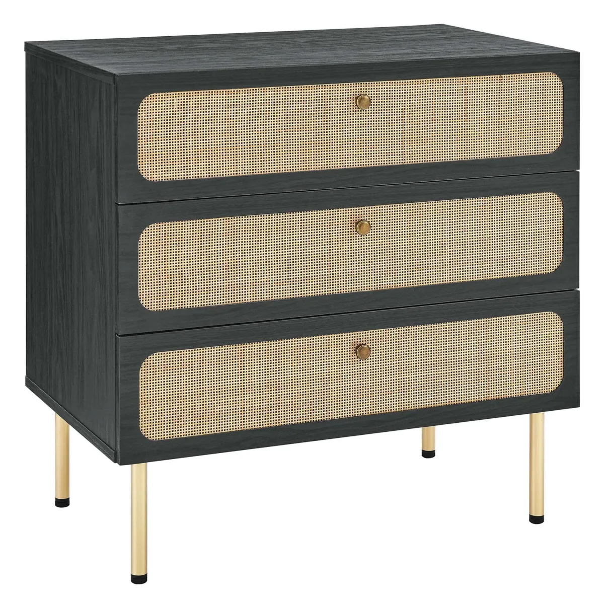 Chaucer 3-Drawer Chest by Modway Black
