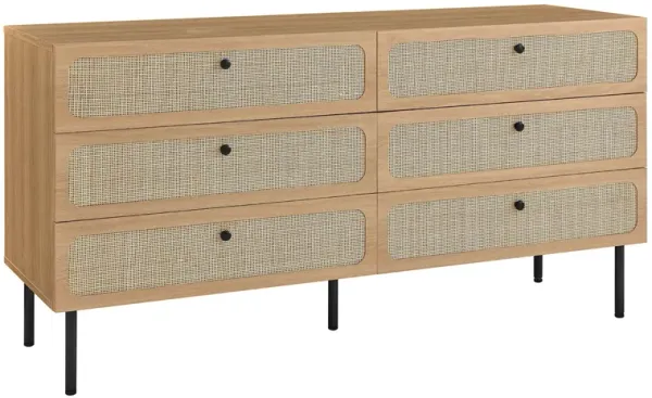 Chaucer 6-Drawer Dresser by Modway Oak