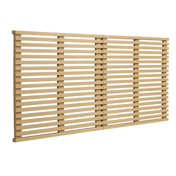 Render Wall Mount Headboard by Modway King / Oak