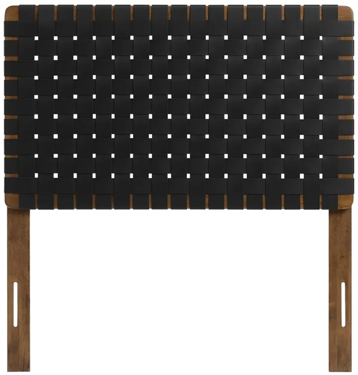 Sparta Woven Vegan Leather Headboard by Modway