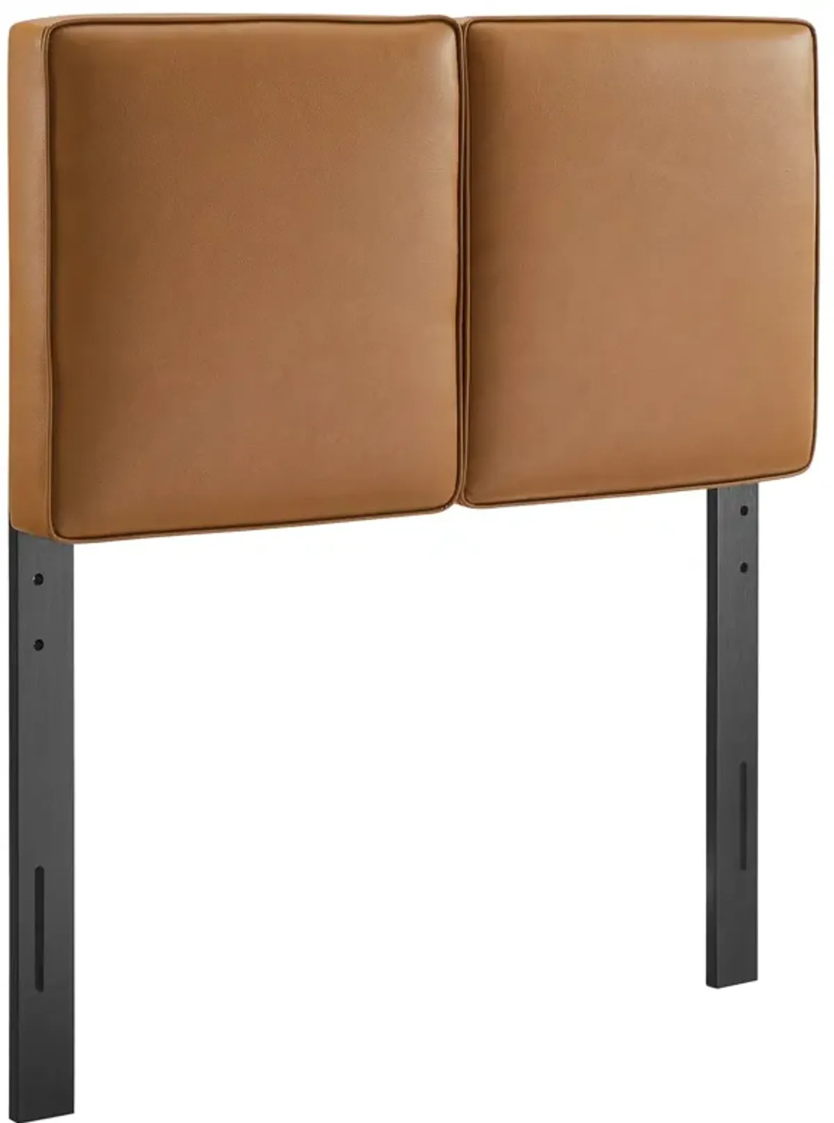 Lindee Vegan Leather Headboard Tan / Full