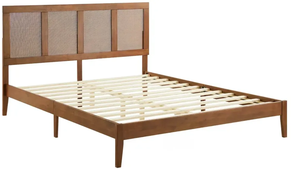 Sirocco Rattan and Wood Platform Bed