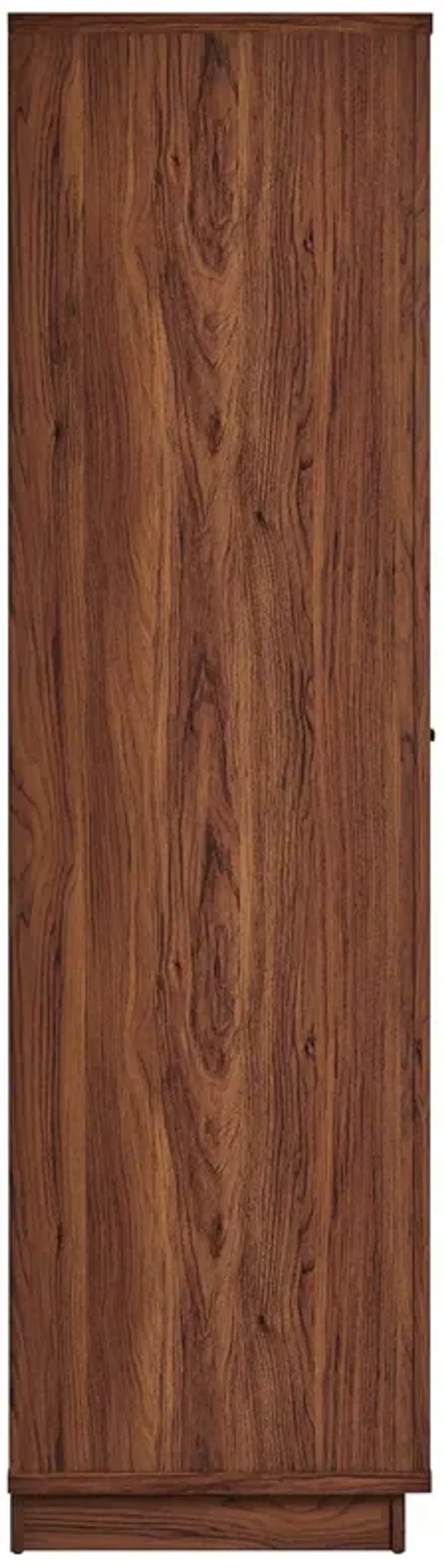 Capri 70" Tall Wood Grain Storage Cabinet Walnut