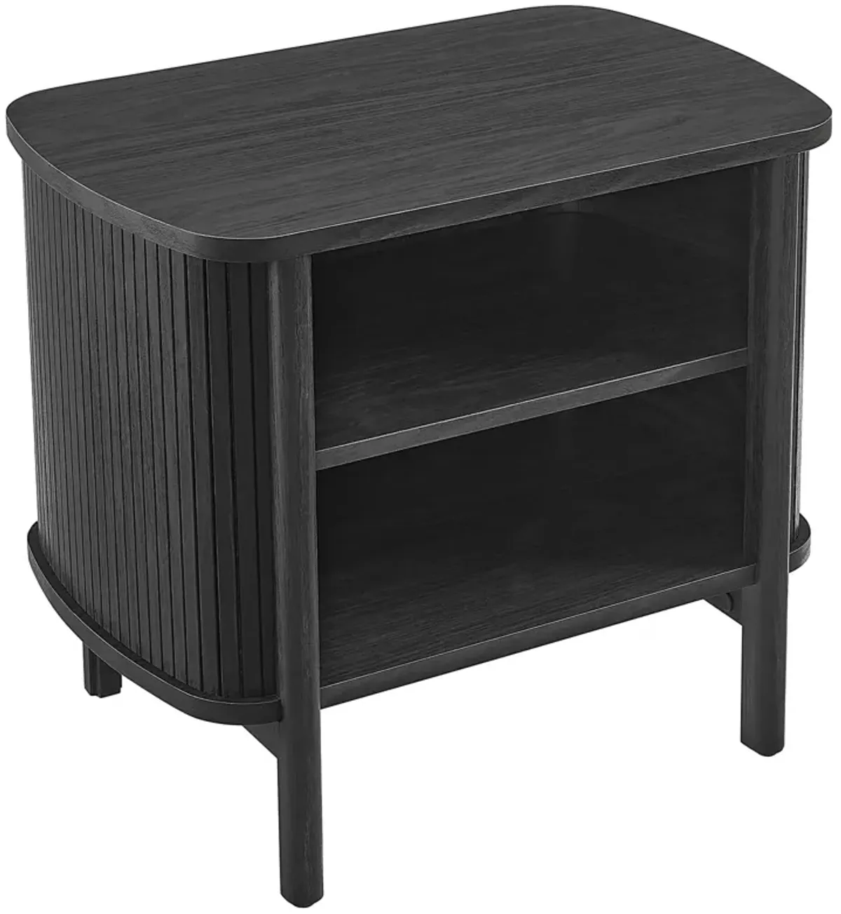 Cadence Open Nightstand Black
