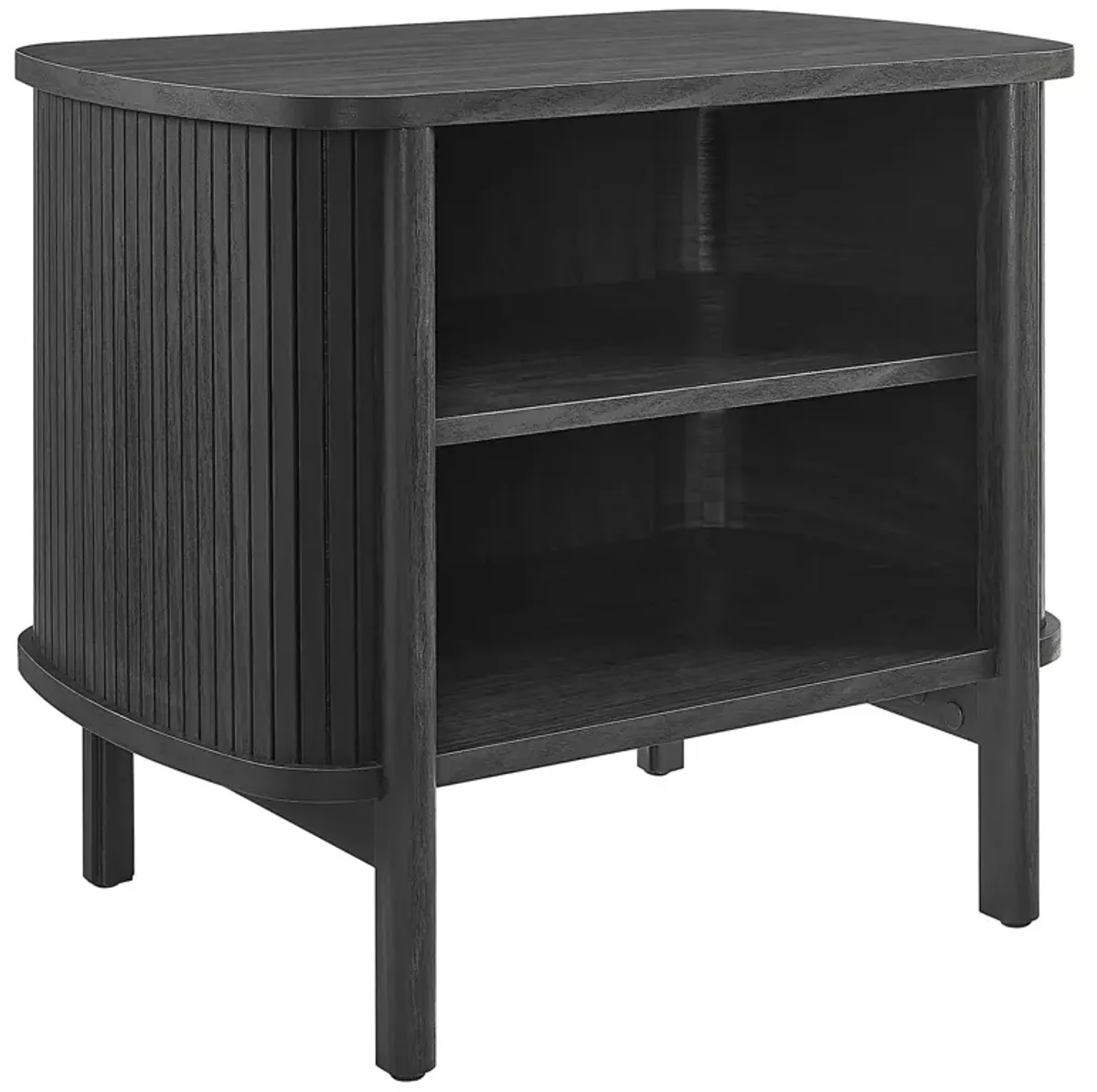 Cadence Open Nightstand Black