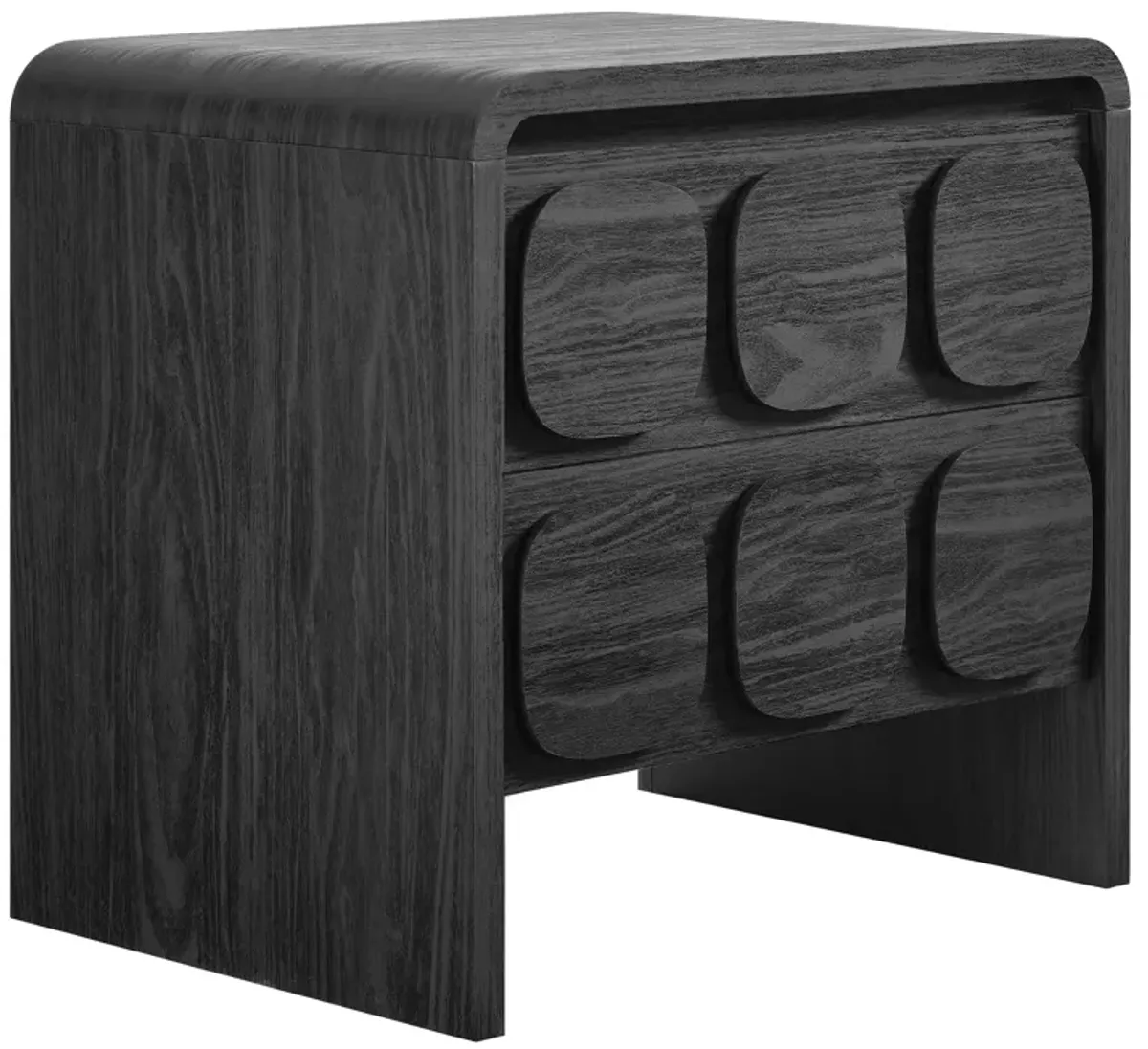 Toscana 2-Drawer Nightstand by Modway Black