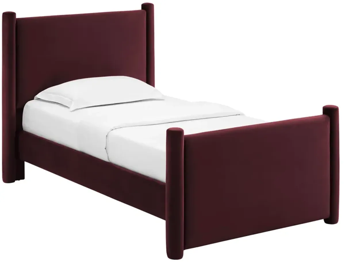 Rael Performance Velvet Platform Bed by Modway