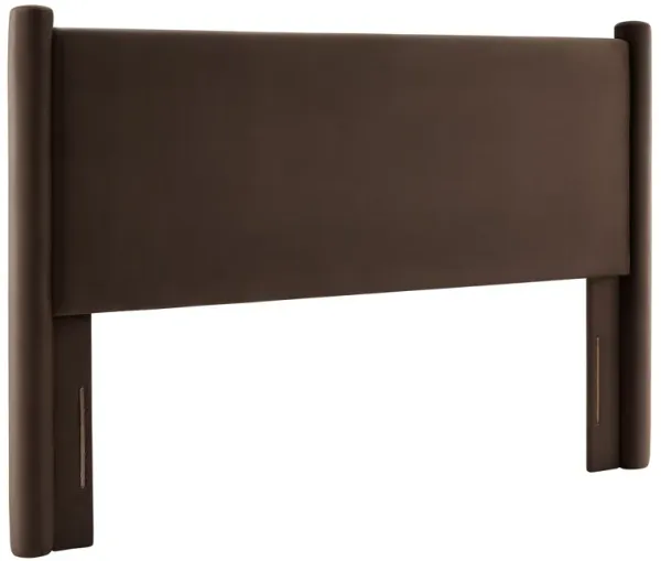 Rael Performance Velvet Headboard by Modway Chocolate Brown / Full