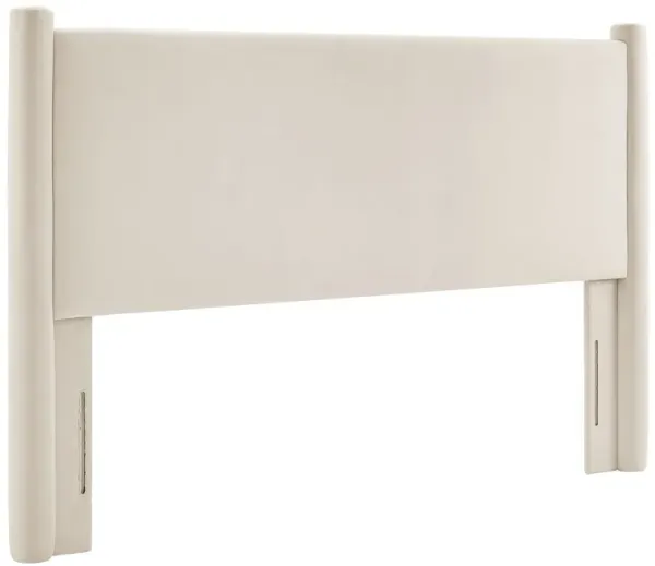 Rael Performance Velvet Headboard by Modway Alabaster / King