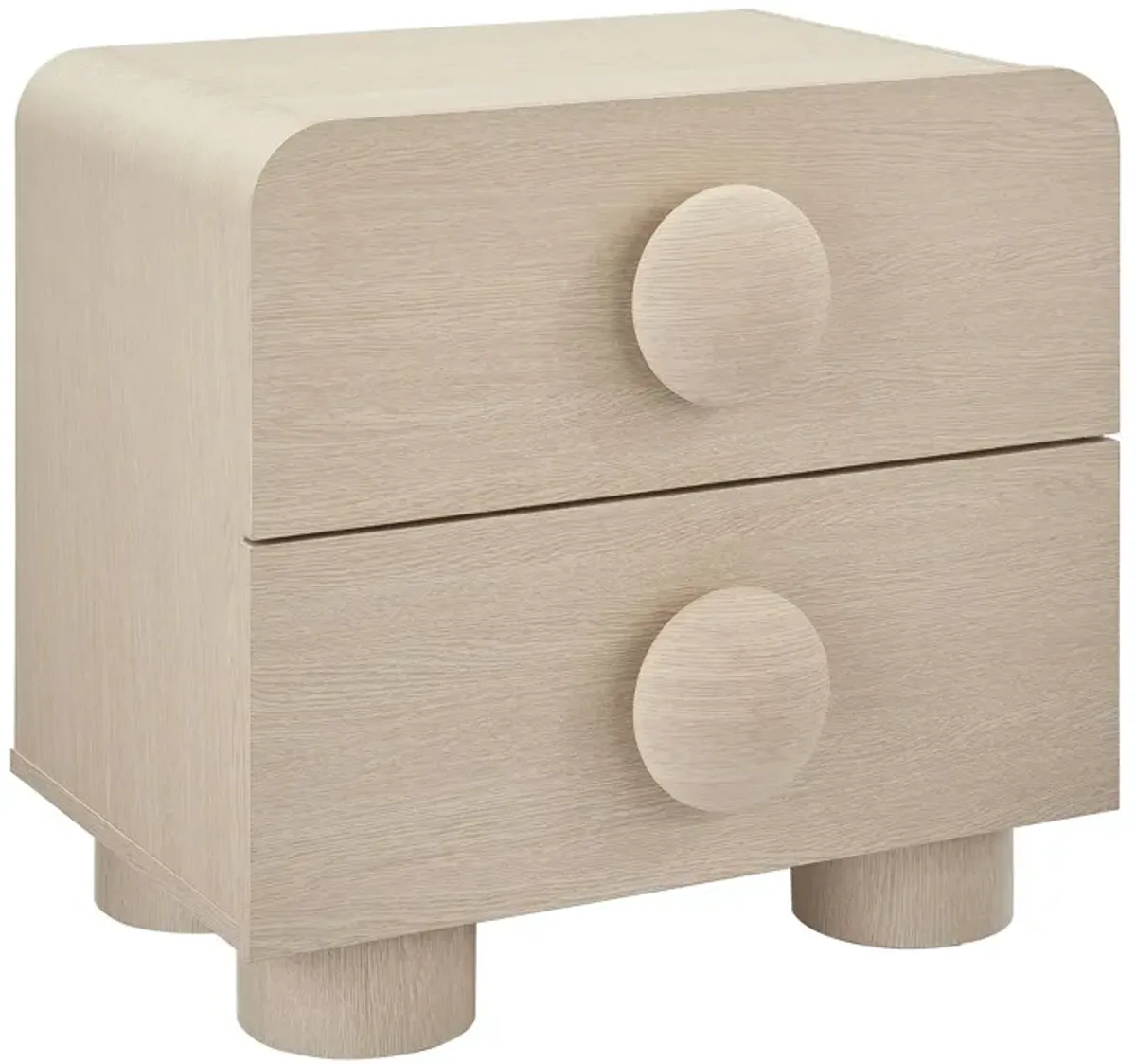 Sonnet 2-Drawer Nightstand by Modway Black