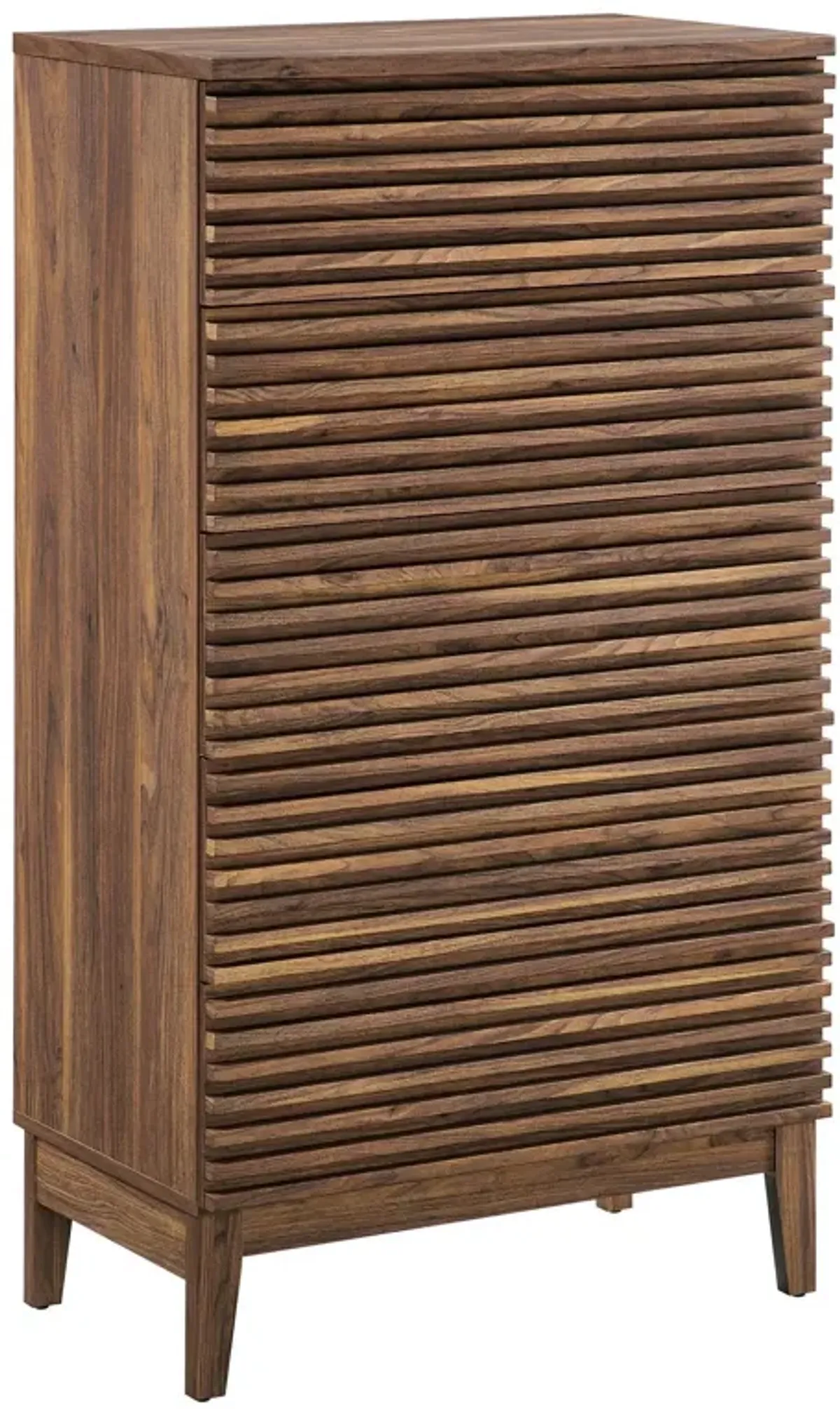 Render 5-Drawer Chest by Modway Walnut