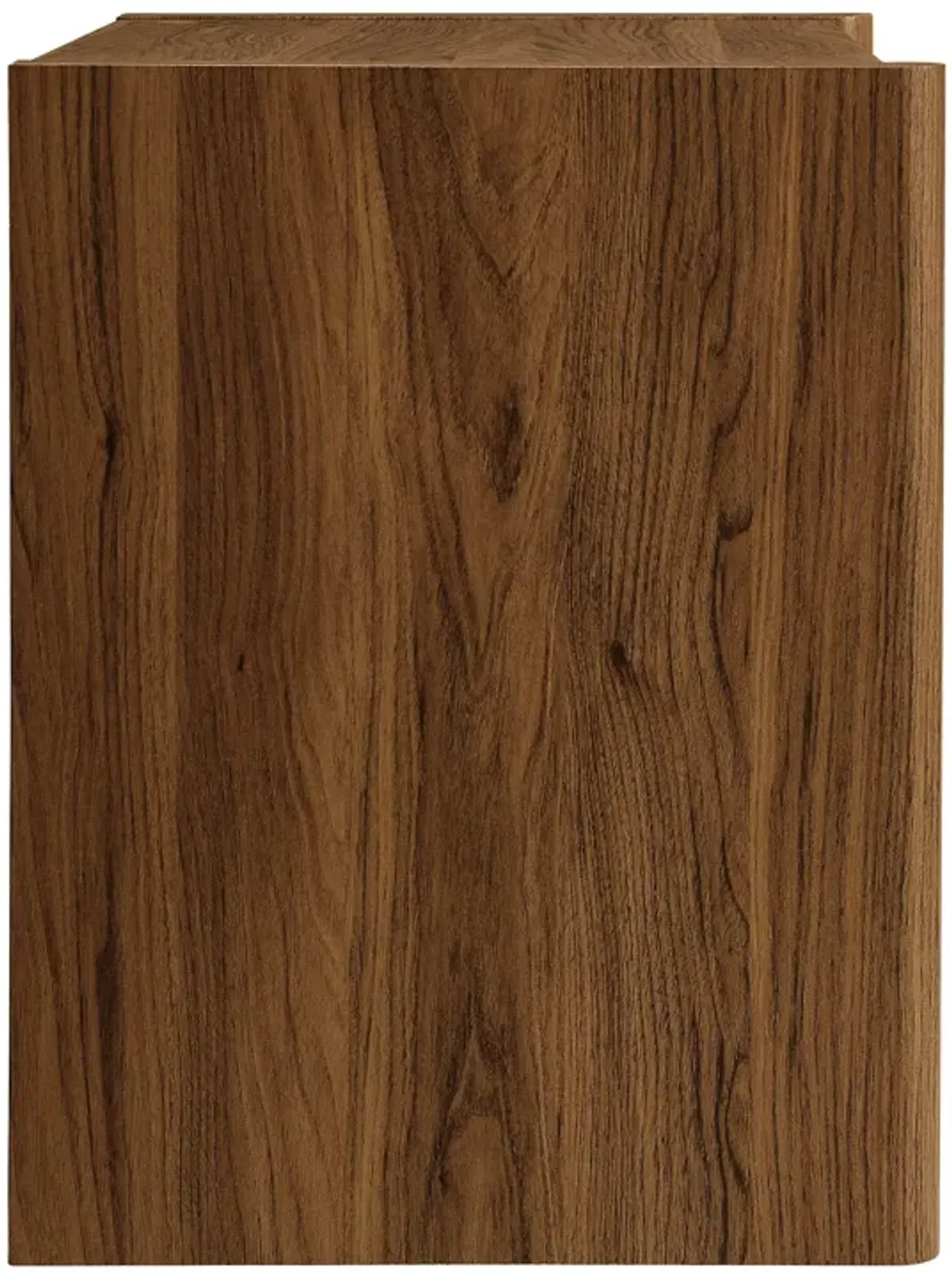 Emric Wave Nightstand by Modway Walnut