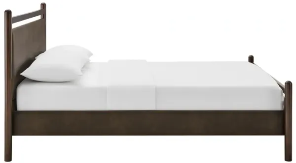 Ginny Platform Bed Frame by Modway Queen / Wenge Heathered Dark Gray