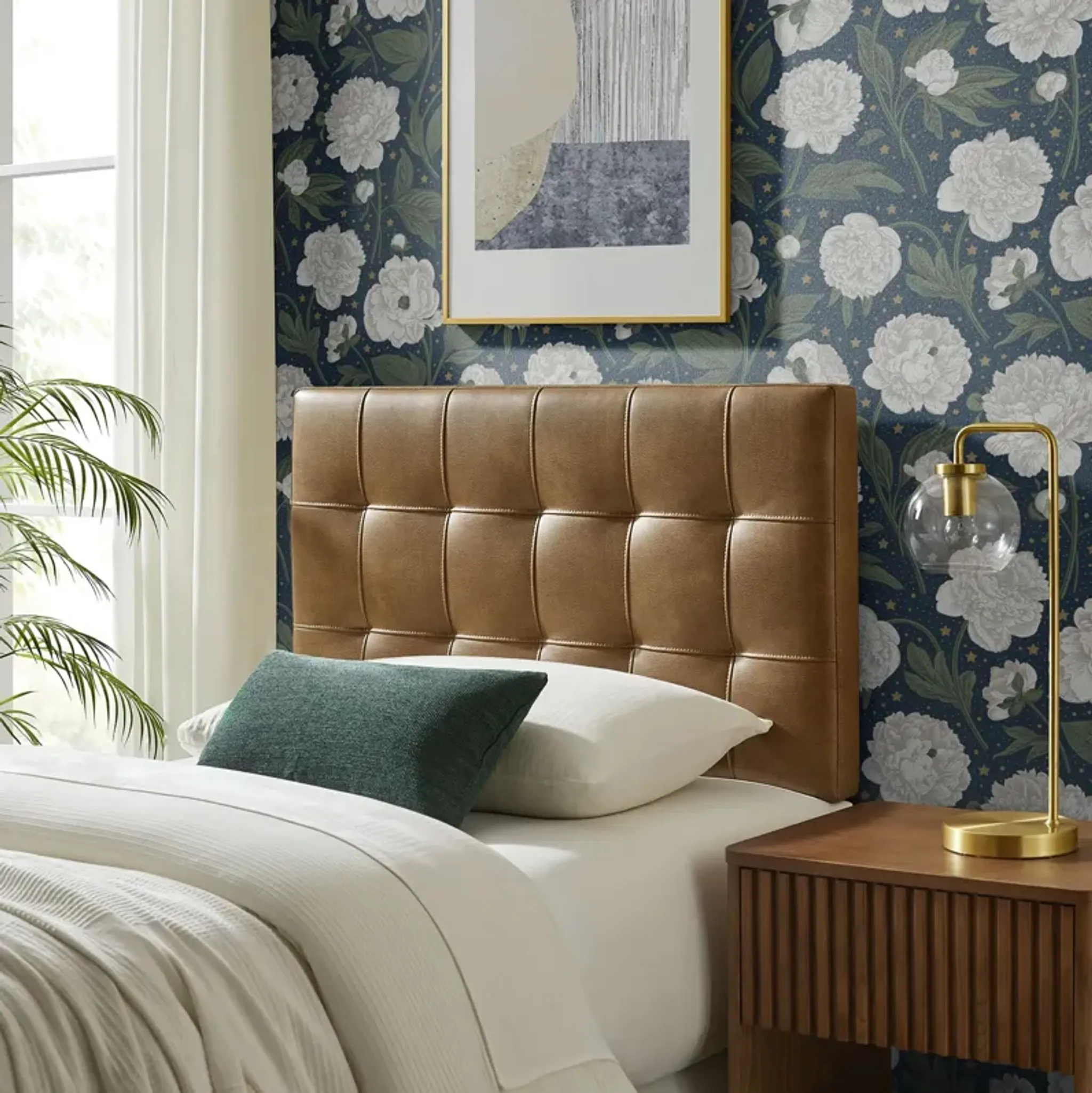 Lily Vegan Leather Headboard by Modway | Furniture.com