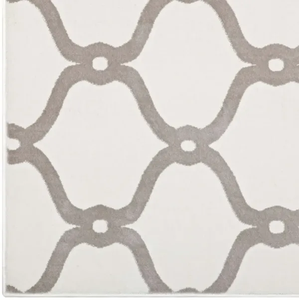 Beltara Chain Link Transitional Trellis Area Rug by Modway