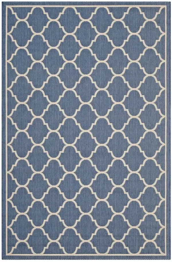 Avena Moroccan Quatrefoil Trellis Indoor and Outdoor Area Rug by Modway