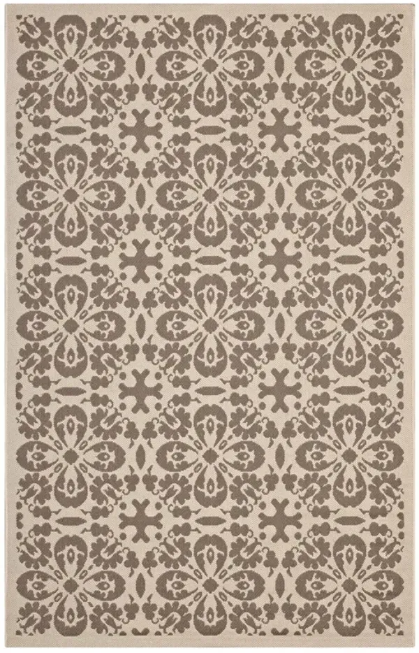 Ariana Vintage Floral Trellis Indoor and Outdoor Area Rug by Modway