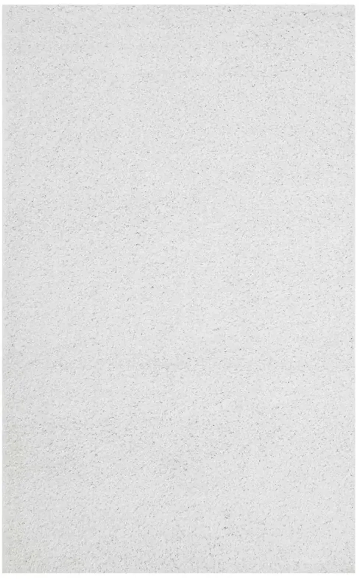 Enyssa Solid Shag Area Rug by Modway Ivory White / 5x8