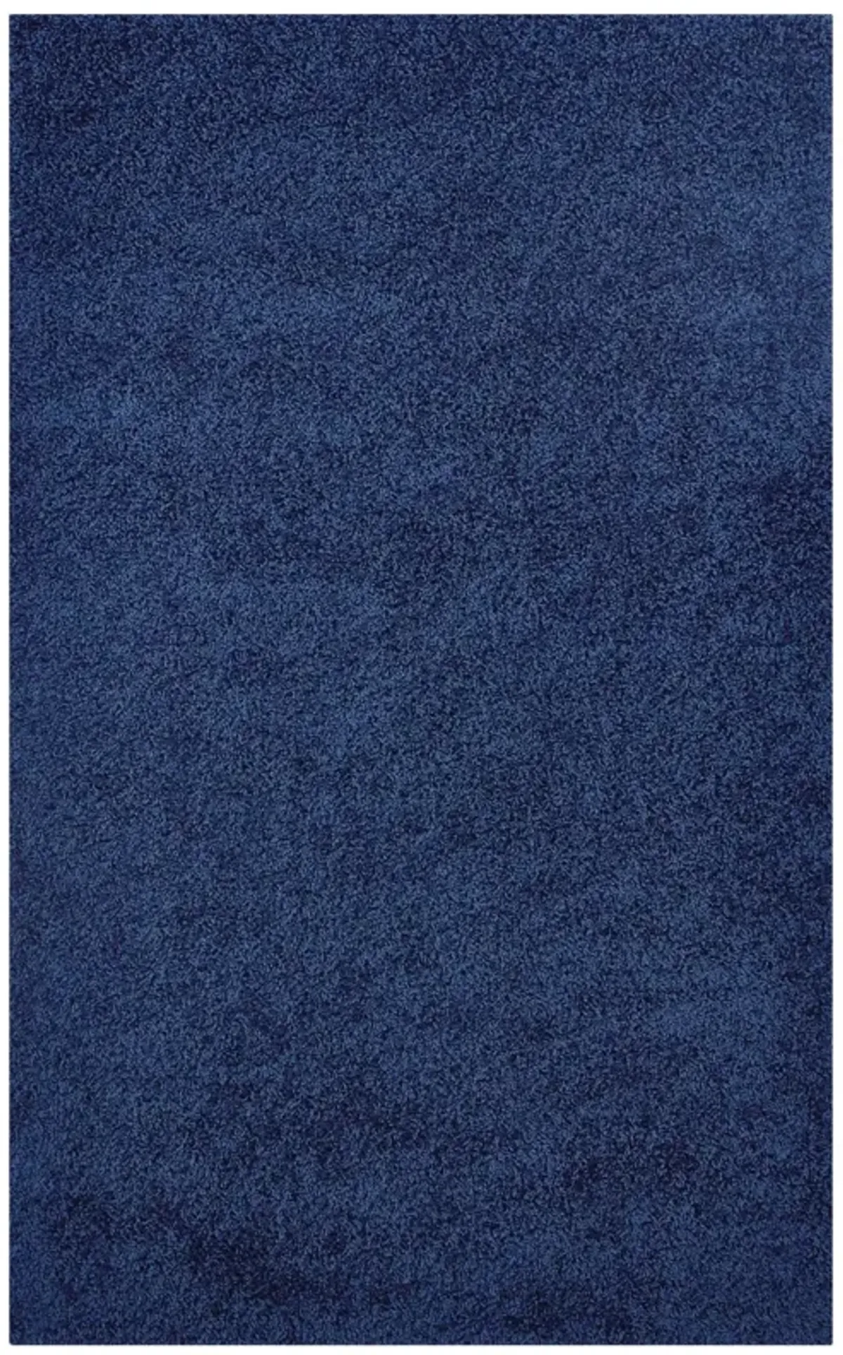 Enyssa Solid Shag Area Rug by Modway Navy / 5x8