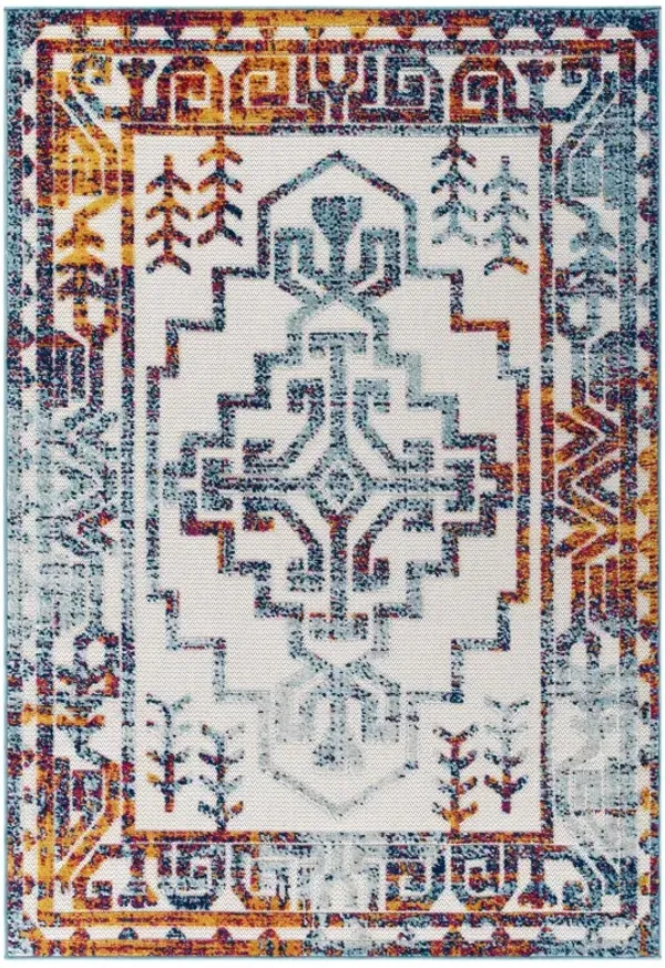 Reflect Nyssa Distressed Geometric Southwestern Aztec Indoor/Outdoor Area Rug by Modway