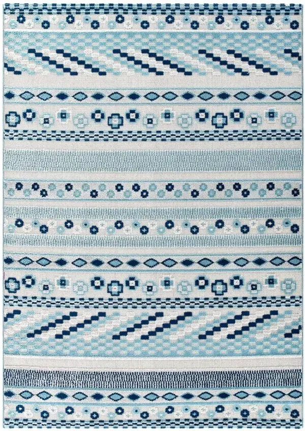 Reflect Cadhla Vintage Abstract Geometric Lattice Indoor and Outdoor Area Rug by Modway