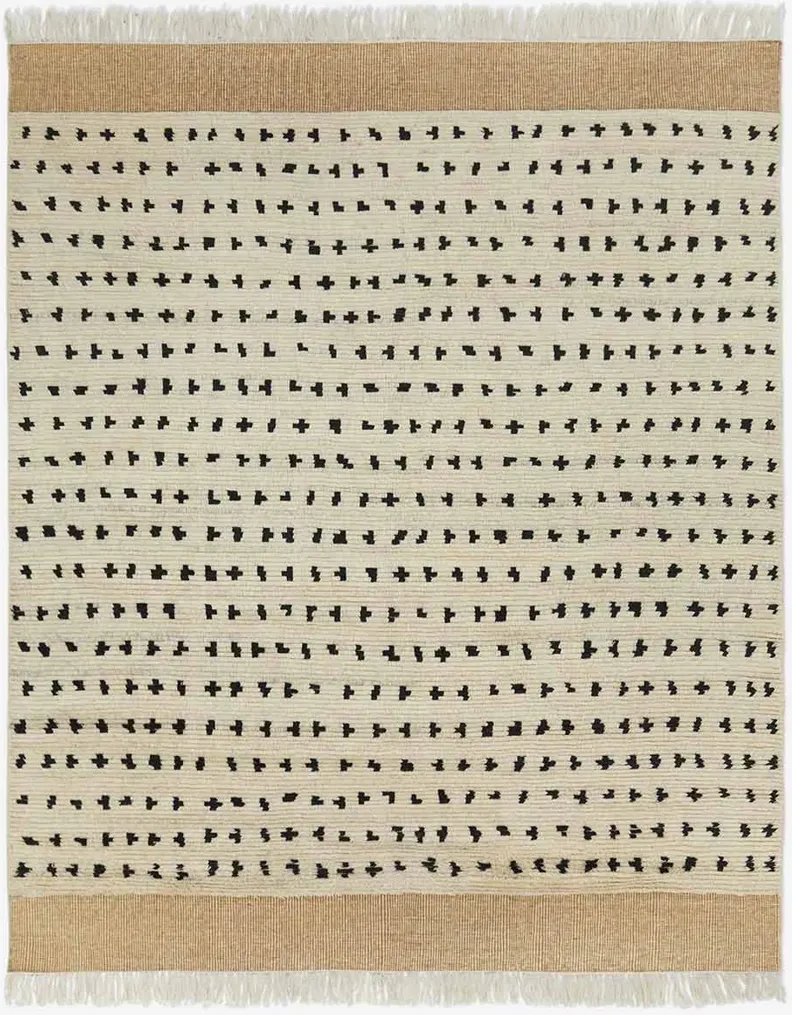 Irregular Dots Hand-Knotted Wool Rug by Sarah Sherman Samuel