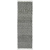 Checkerboard Hand-Knotted Wool Rug by Sarah Sherman Samuel